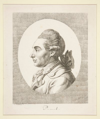 P. portréja alkotó: Johann Rudolph Schellenberg