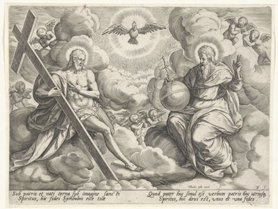 Szentháromság a felhőkben alkotó: Johann Sadeler (I)