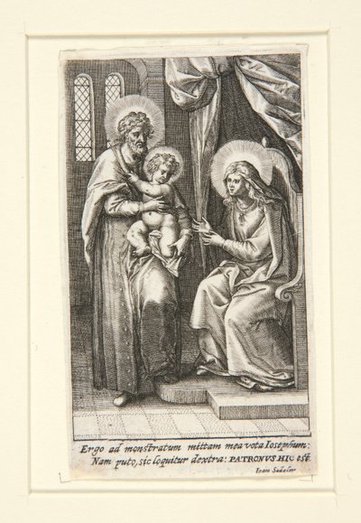 A Szent Család alkotó: Johann Sadeler I