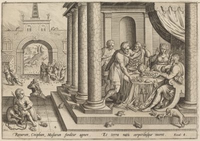 A békapestis, 1585. alkotó: Johann Sadeler I