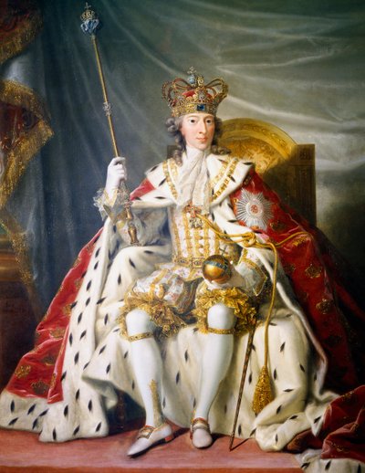 A dán keresztény VI. portréja (Koppenhága alkotó: Johann Salomon Wahl