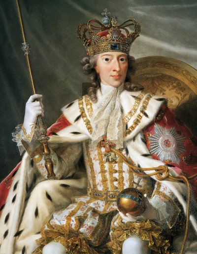 A dán keresztény VI. portréja (Koppenhága alkotó: Johann Salomon Wahl