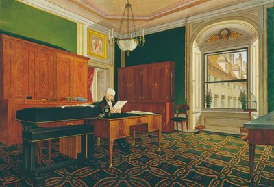 II (I) Ferenc császár dolgozószobájában alkotó: Johann Stephan Decker