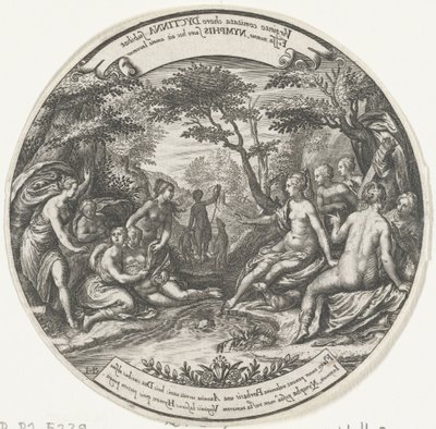 Diana felfedezi Callisto terhességét alkotó: Johann Theodor de Bry