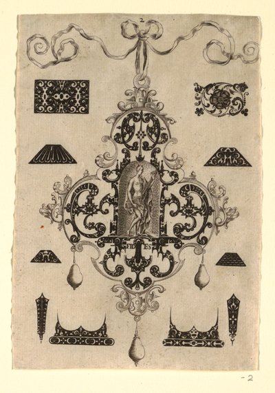 2. tábla, nyolc medálmintából álló sorozatból, a kardinális erényekkel alkotó: Johann Theodor de Bry