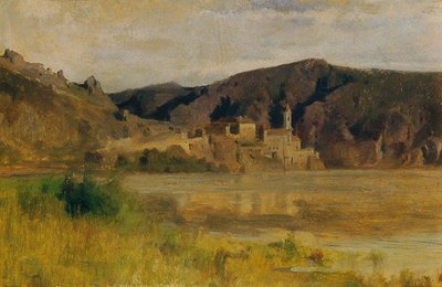 Durnstein látványa alkotó: Johann  Till der Jüngere