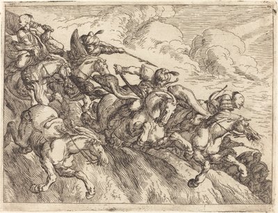 Különféle csaták szeszélyei, 1635. alkotó: Johann Wilhelm Baur