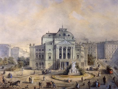 Volks Színház, Bécs alkotó: Johann Wilhelm Frey