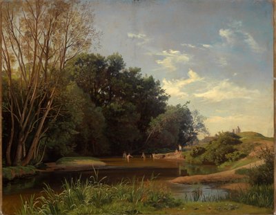Az Alb folyónál III alkotó: Johann Wilhelm Schirmer