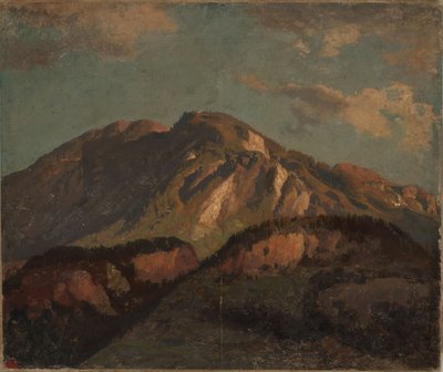 Hegygerinc, valószínűleg Graubündenben alkotó: Johann Wilhelm Schirmer