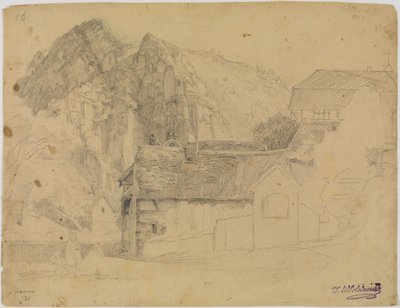A Heislei Altenahr közelében alkotó: Johann Wilhelm Schirmer