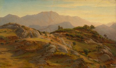 Tájkép Civitella közelében alkotó: Johann Wilhelm Schirmer