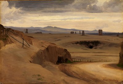 Kilátás a Római Campagnára alkotó: Johann Wilhelm Schirmer