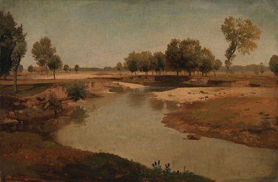 Roer-tájkép alkotó: Johann Wilhelm Schirmer