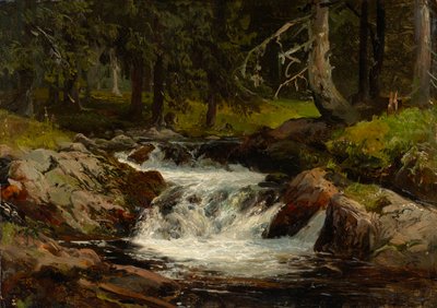 Erdei patak alkotó: Johann Wilhelm Schirmer