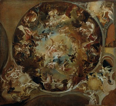 Mária mennybemenetele alkotó: Johann Wolfgang Baumgartner