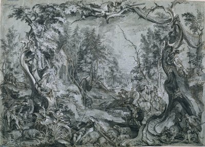 Szent Deikol és a vadkan alkotó: Johann Wolfgang Baumgartner