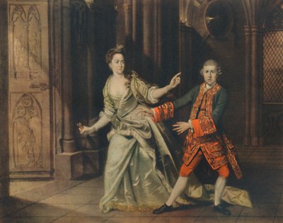 David Garrick és Mrs. Pritchard mint Macbeth és Lady Macbeth, 1768, 1948. alkotó: Johan Joseph Zoffany