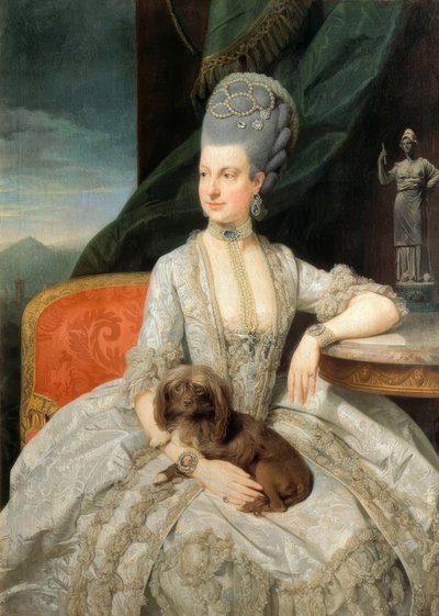 Marie Christine től. Ausztria / Zoffany alkotó: Johan Joseph Zoffany