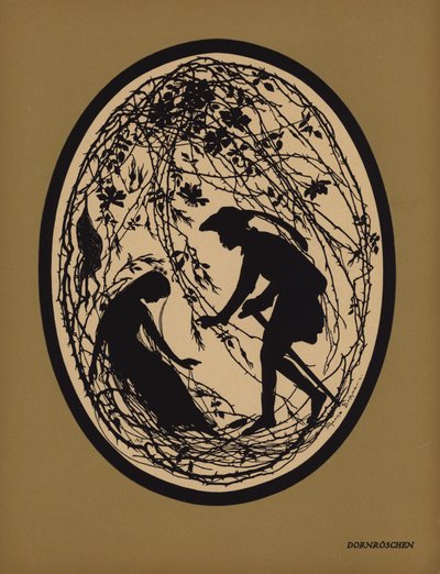 Csipkerózsika (litho) alkotó: Johanna Beckmann