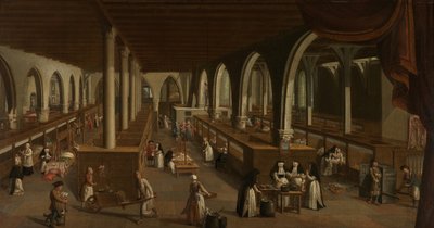 A Szent János Kórház osztályai (olaj, vászon) alkotó: Johannes Beerblock