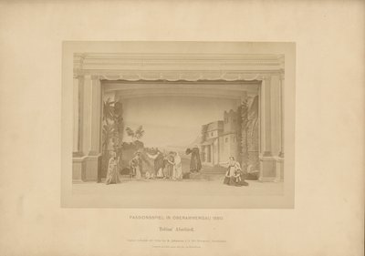 Passiójáték Ober-Ammergauból – Tóbiás búcsúja alkotó: Johannes Bernhard