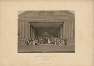Ober-Ammergau passiójátéka – Vasthi és Esther alkotó: Johannes Bernhard