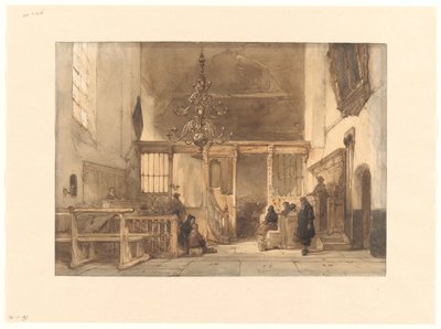 Egy utrechti templom belseje alkotó: Johannes Bosboom