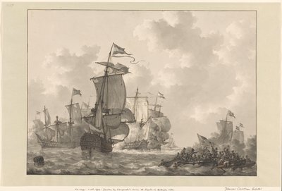 Kamperduini csata, 1797 alkotó: Johannes Christiaan Schotel