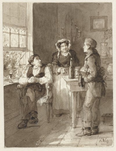 Az üzenetküldő alkotó: Johannes Christiaan d