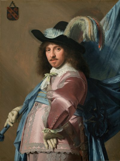 Andries Stilte, mint zászlóvivő alkotó: Johannes Cornelisz Verspronck