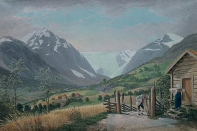 Boeyum gleccser, Krondalen alkotó: Johannes Flintoe