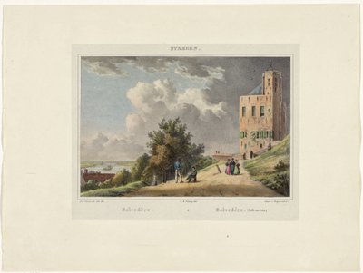 Kilátás a nijmegeni Belvédère-re Belvedere lll Belvedere (Belle vue d