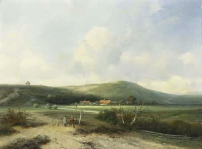 Kilátás a dűnékben alkotó: Johannes Franciscus Hoppenbrouwers