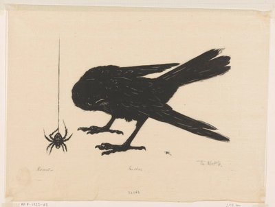 Kauw (eredeti cím az objektumon) alkotó: Johannes Frederik Engelbert ten Klooster (signed by artist)