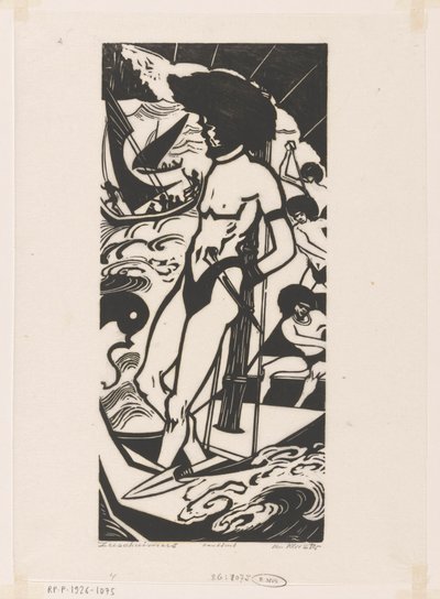 Kalózok (eredeti cím a tárgyon) alkotó: Johannes Frederik Engelbert ten Klooster (signed by artist)