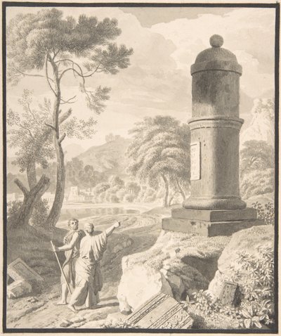 Árkádiai táj alkotó: Johannes Glauber