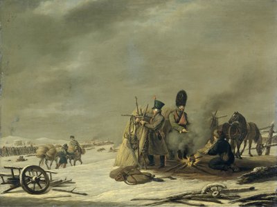 Bivak Molodechnóban, 1812. december 3-4.: Egy epizód Napóleon visszavonulásából Oroszországból alkotó: Johannes Hari