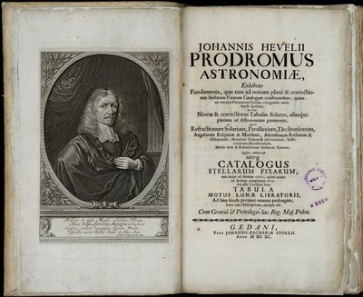 Johannes Hevelius, a csillagászat Prodromusa, 1690 alkotó: Johannes Hevelius