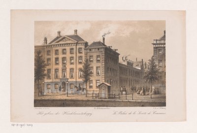 A Handel-Maatschappij központja Amszterdamban A Kereskedelmi Vállalat épülete (cím az objektumon) alkotó: Johannes Hilverdink