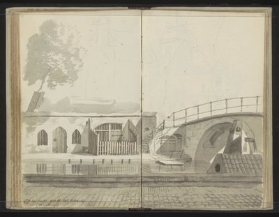 Weesbrug az Oudegracht felett Utrechtben alkotó: Johannes Huibert Prins