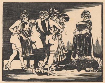 Az erkölcstelenség allegóriája alkotó: Johannes Josephus Aarts