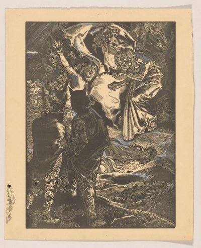 Macbeth és Banquo találkozik a három boszorkánnyal alkotó: Johannes Josephus Aarts