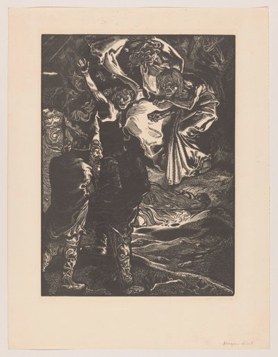 Macbeth és Banquo találkozik a három boszorkánnyal alkotó: Johannes Josephus Aarts