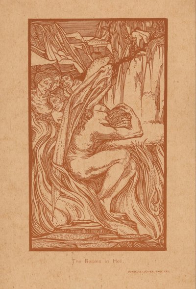 Rebellen in de hel A lázadók a pokolban (cím a tárgyon) alkotó: Johannes Josephus Aarts