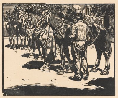 Lovaglás egy téren alkotó: Johannes Josephus Aarts