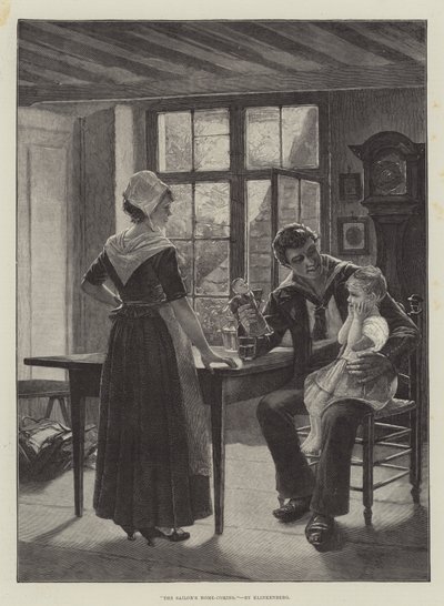 A tengerész hazatérése alkotó: Johannes Karel Christian Klinkenberg