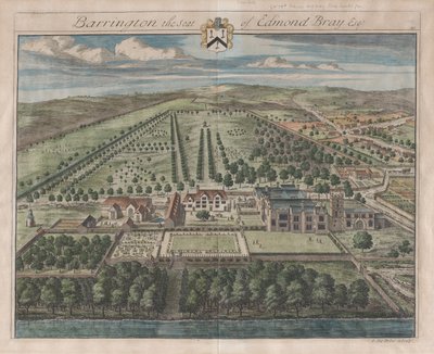 Barrington, The Seat of Edmond Bray, Esq., [1712], újra kiadva 1768-ban. alkotó: Johannes Kip