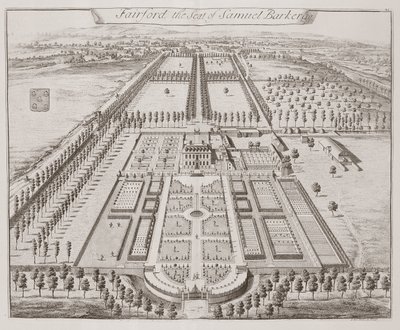 Fairford House, Samuel Barker székhelye, Thomas Badeslade (1718-50) „Thirty Six Different Views of Noblemen and Gentlemen