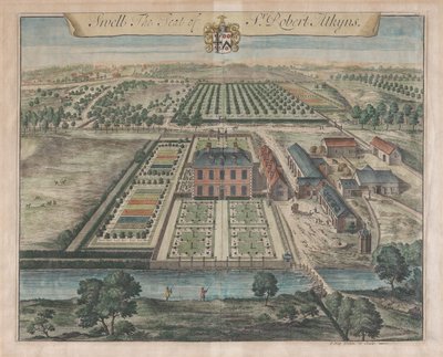 Swell, The Seat of Sir Robert Atkyns, [1712] 1768-ban újra kiadták. alkotó: Johannes Kip